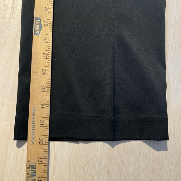 Mens Nike Dri Fit Black Golf Pants Straight Leg 38x32 Casual Athletic FLAWED - Picture 11 of 14